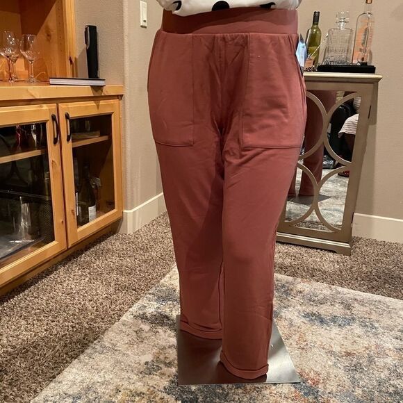 Ava & Viv Pants Pickets comfort Plus Woman Clothes - Picture 1 of 8